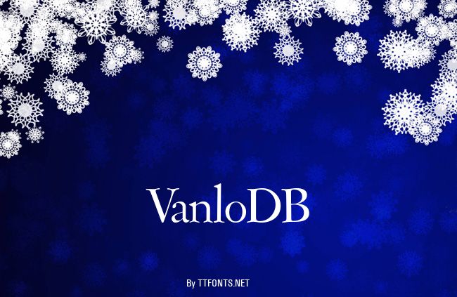 VanloDB example