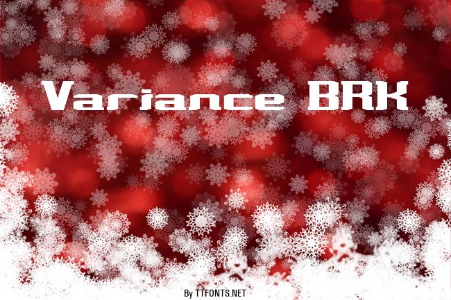 Variance BRK example