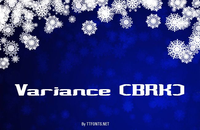 Variance (BRK) example