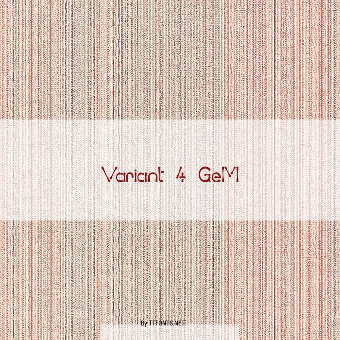 Variant 4 GeM example