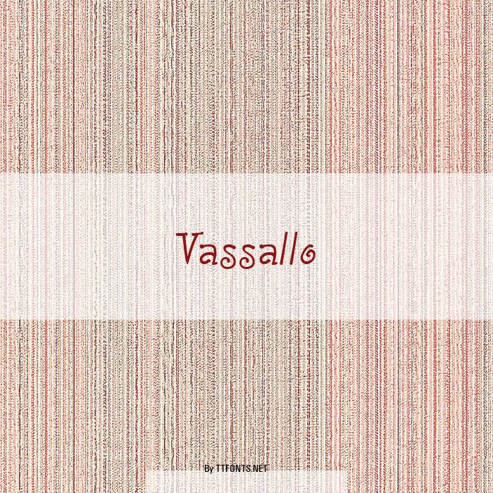 Vassallo example