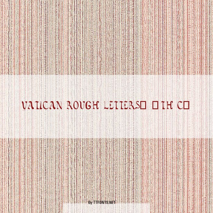 Vatican Rough Letters, 8th c. example