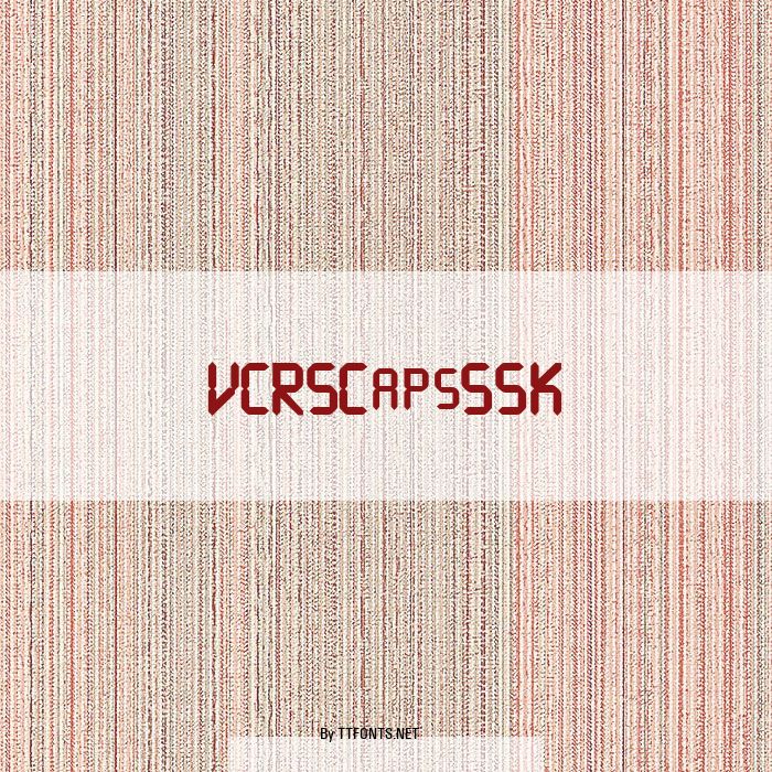 VCRSCapsSSK example