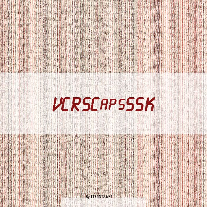 VCRSCapsSSK example