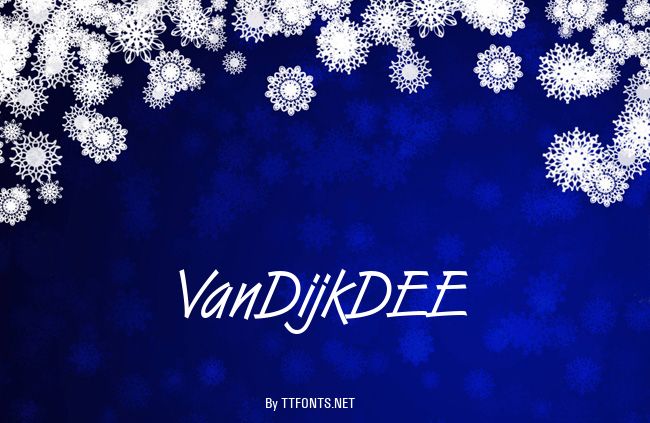 VanDijkDEE example