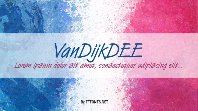 VanDijkDEE example