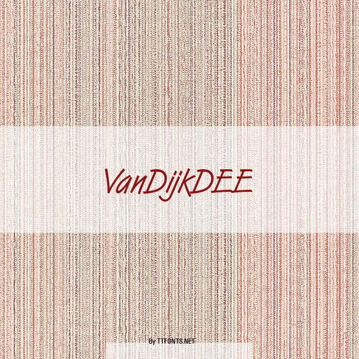 VanDijkDEE example