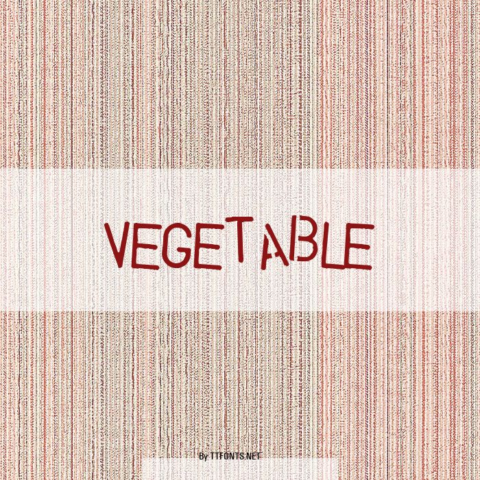 Vegetable example