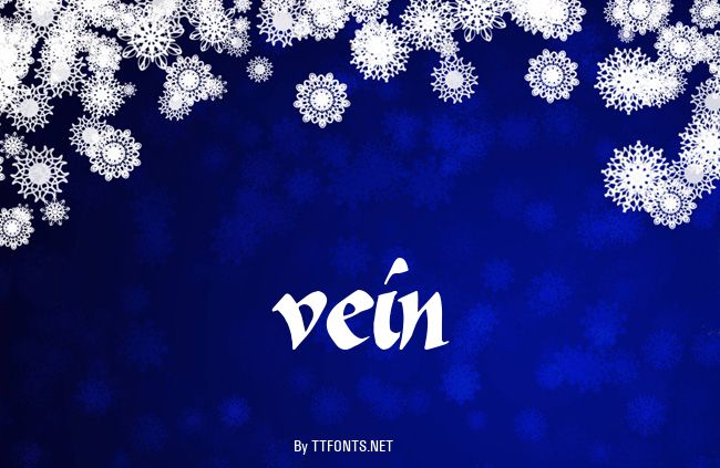 Vein example
