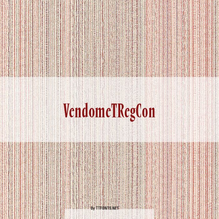 VendomeTRegCon example