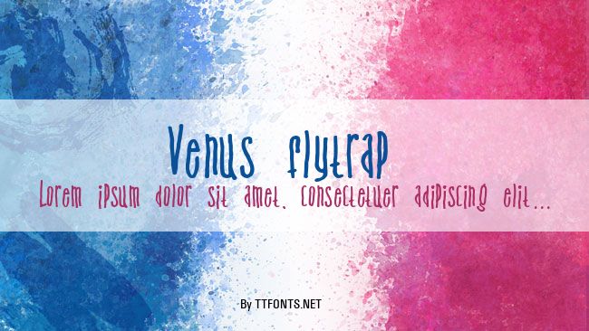 Venus flytrap & the bug example