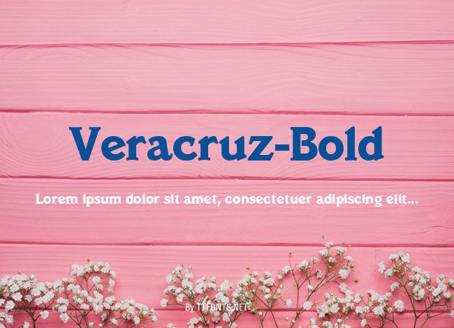 Veracruz-Bold example
