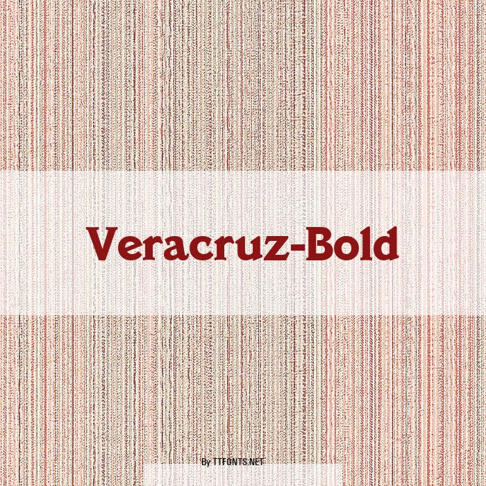 Veracruz-Bold example