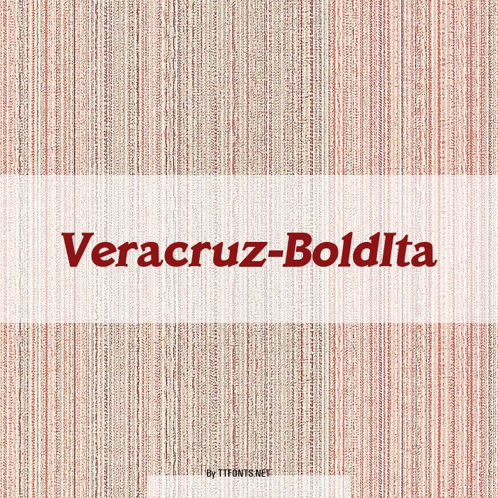 Veracruz-BoldIta example