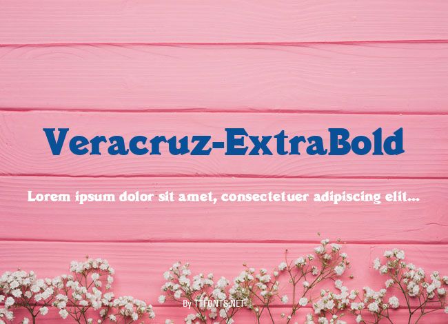 Veracruz-ExtraBold example