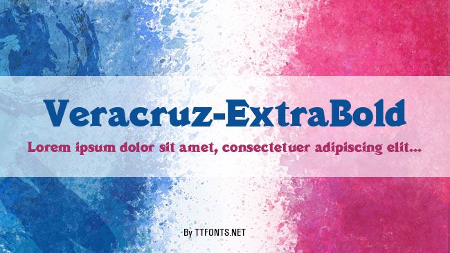 Veracruz-ExtraBold example