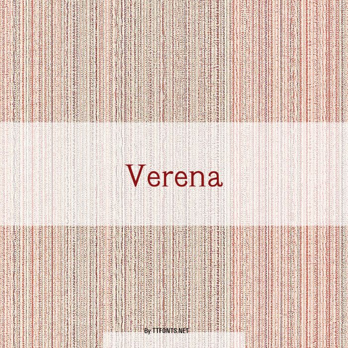 Verena example