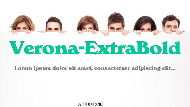 Verona-ExtraBold example