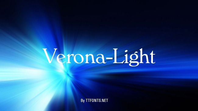 Verona-Light example