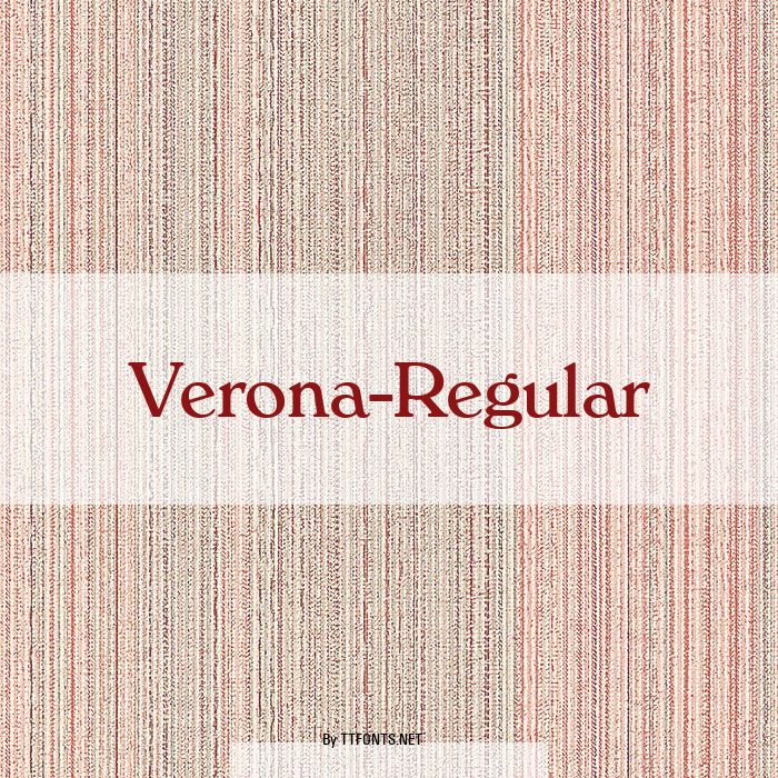 Verona-Regular example