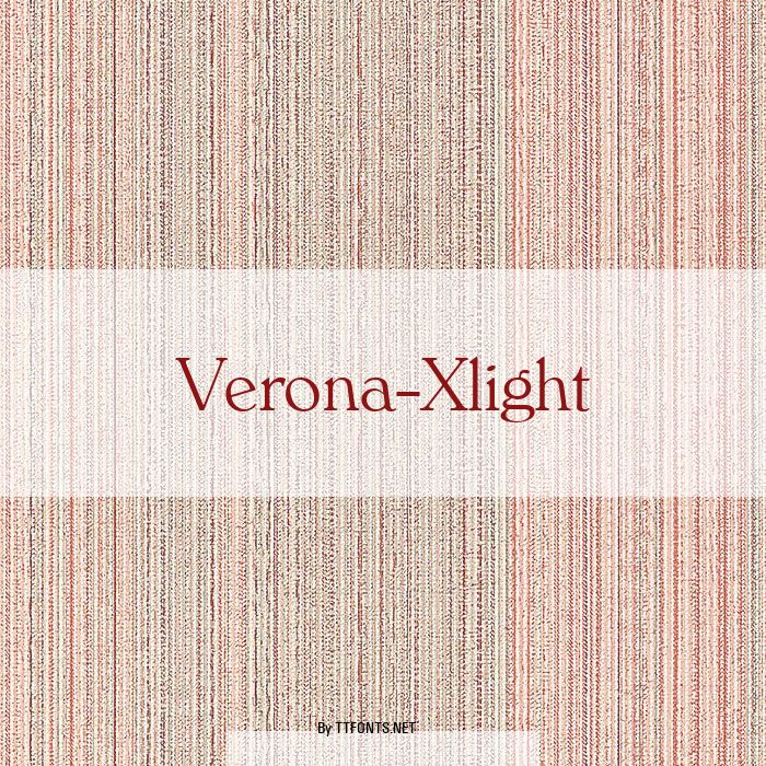 Verona-Xlight example