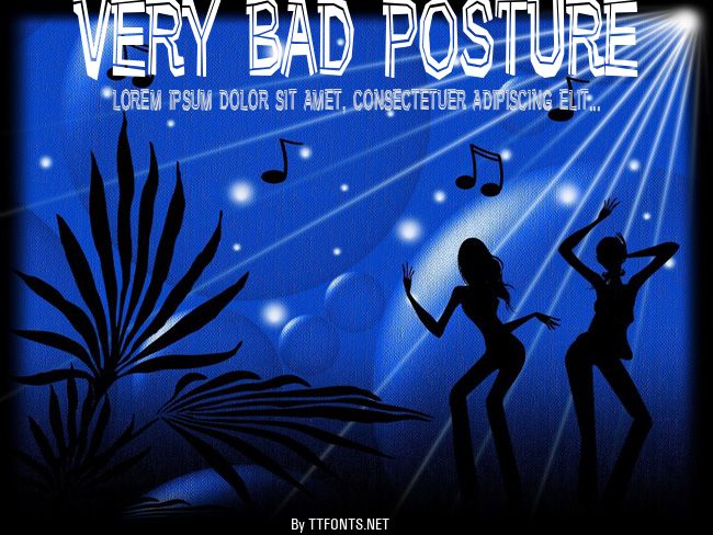 Very bad posture example