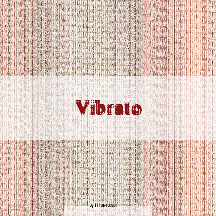 Vibrato example