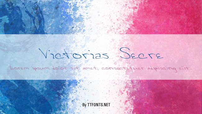 Victorias-Secre example