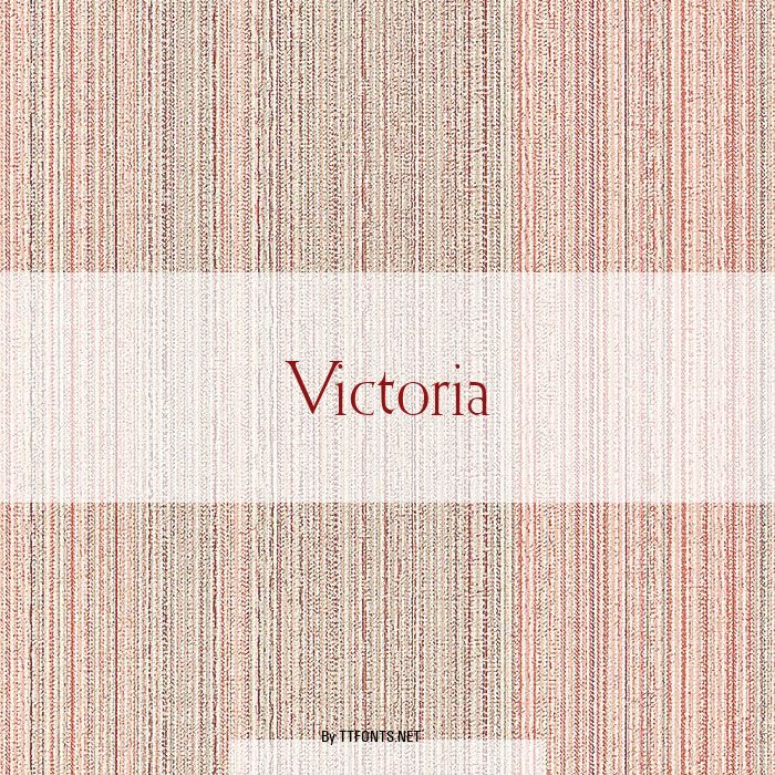 Victoria example