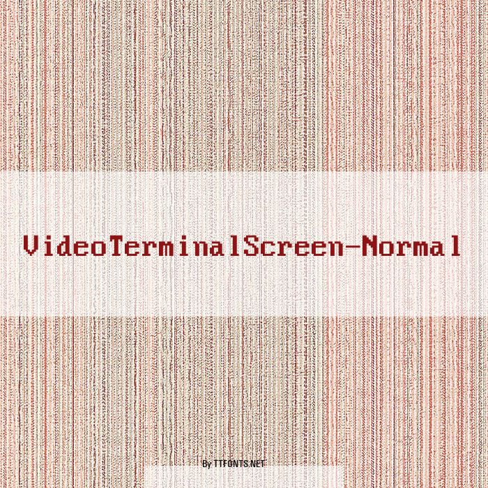 VideoTerminalScreen-Normal example