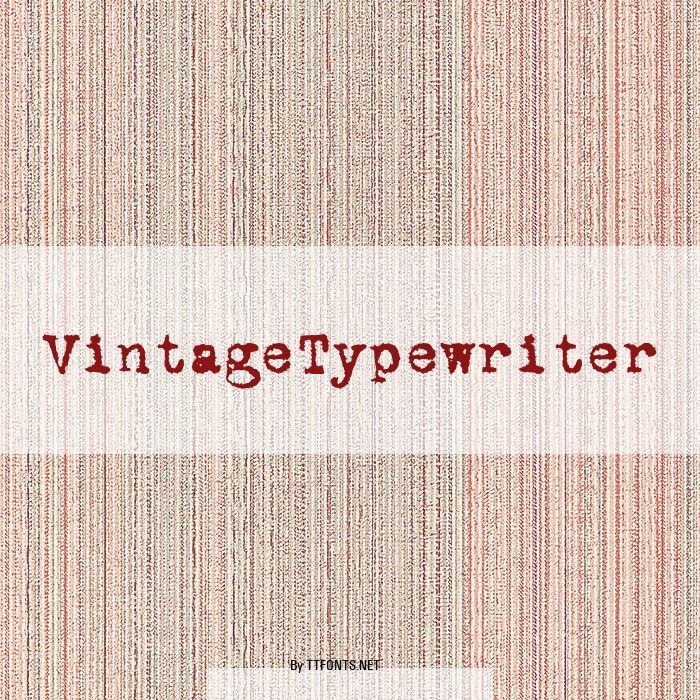 VintageTypewriter example