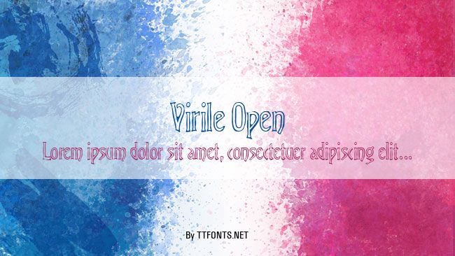 Virile Open example