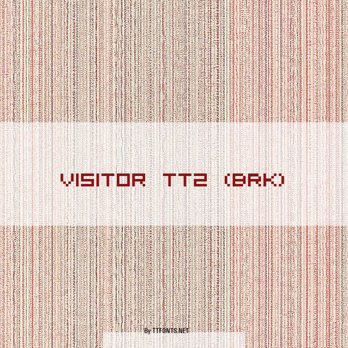 Visitor TT2 (BRK) example