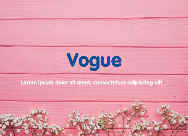 Vogue example