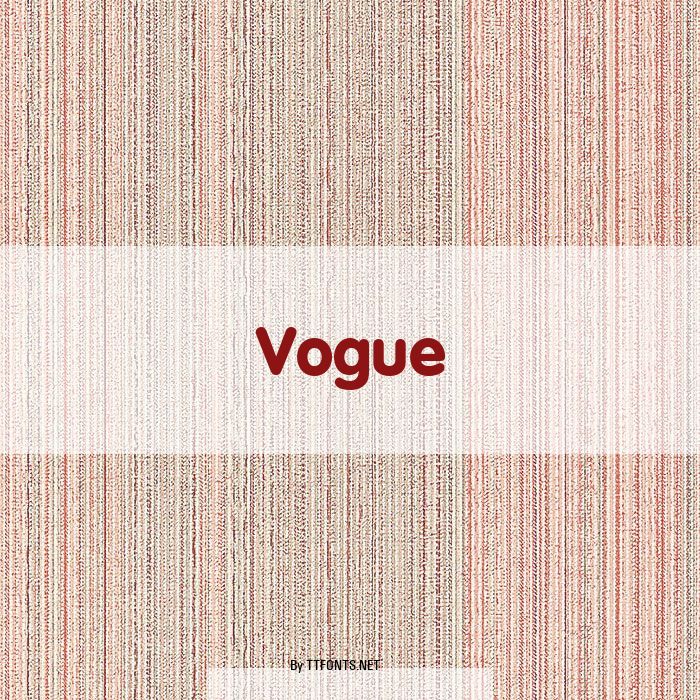 Vogue example