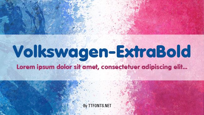 Volkswagen-ExtraBold example