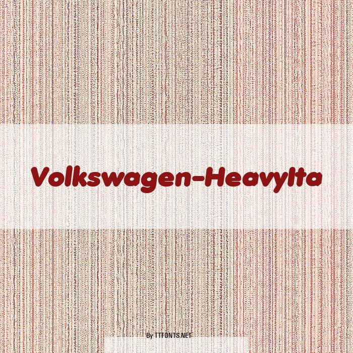 Volkswagen-HeavyIta example