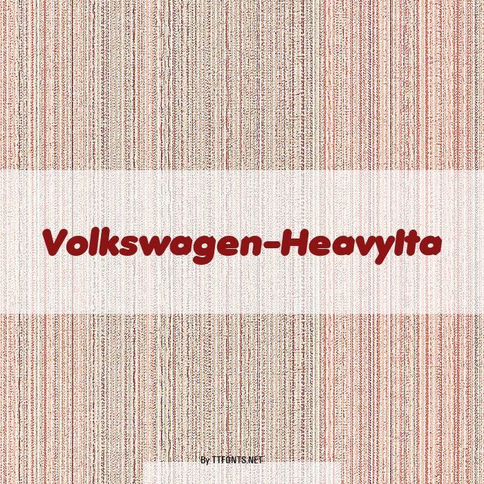 Volkswagen-HeavyIta example