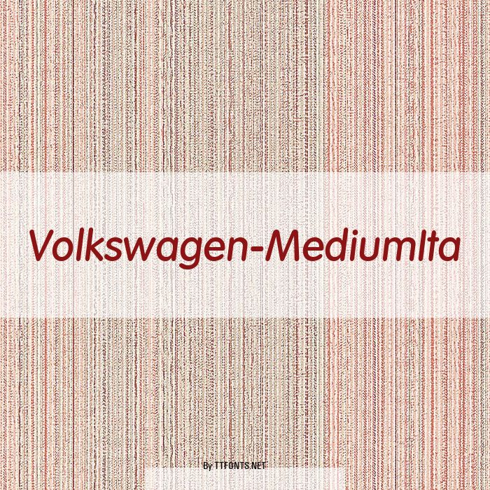 Volkswagen-MediumIta example