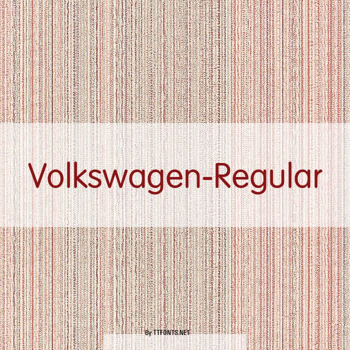 Volkswagen-Regular example