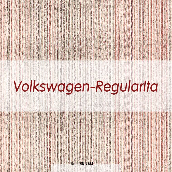 Volkswagen-RegularIta example