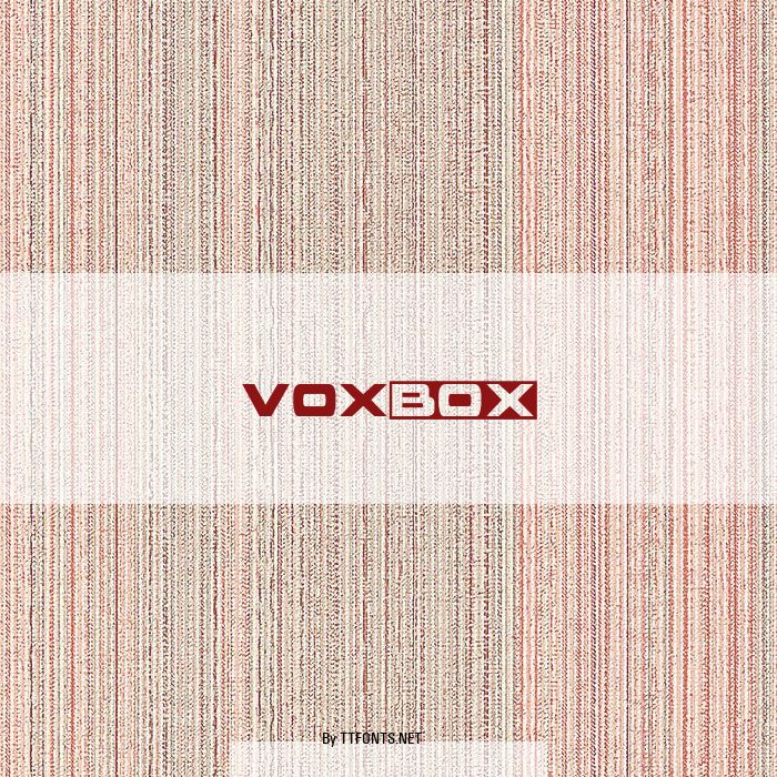 voxBOX example