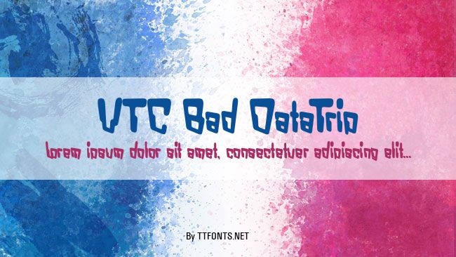 VTC Bad DataTrip example