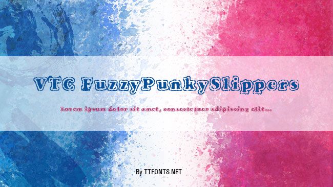 VTC FuzzyPunkySlippers example