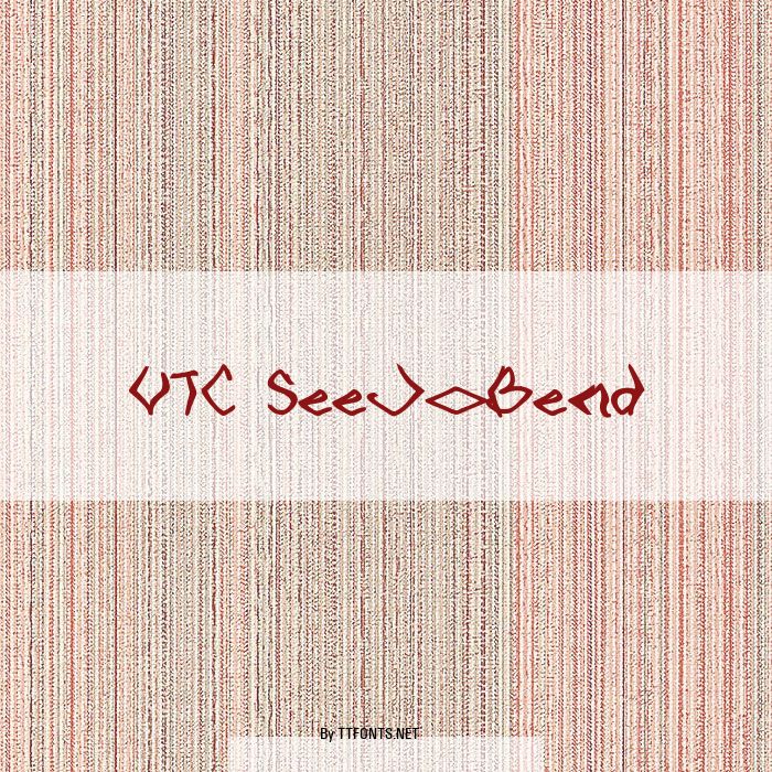 VTC SeeJoBend example