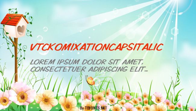 VTCKomixationCapsItalic example