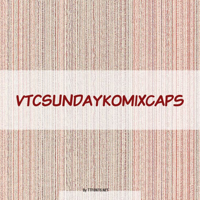 VTCSundaykomixcaps example