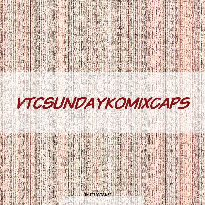 VTCSundaykomixcaps example