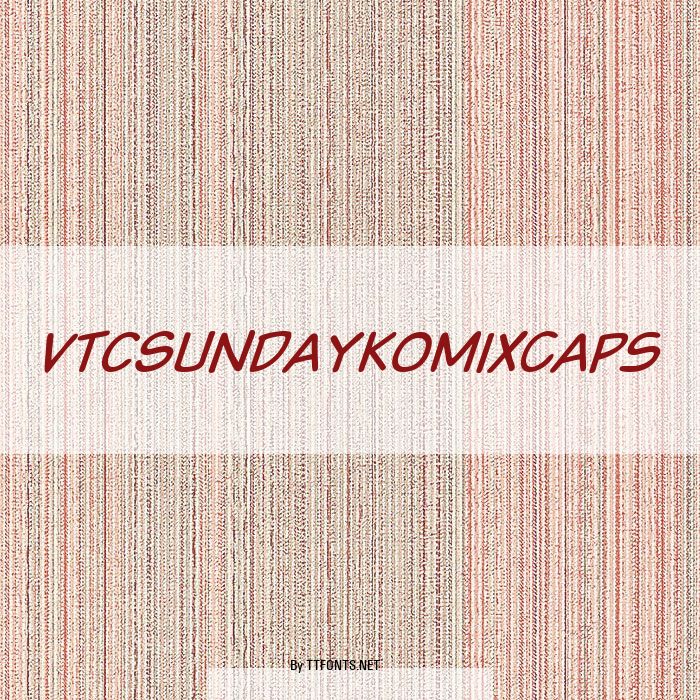 VTCSundaykomixcaps example
