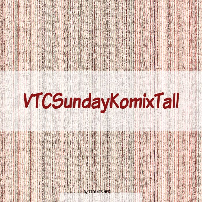 VTCSundayKomixTall example